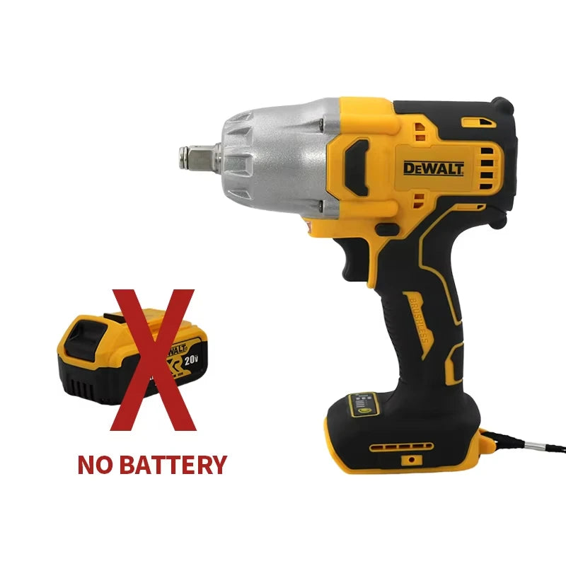 Dewalt 700N.m Chiave a percussione senza spazzole elettrico a batteria ad alta coppia Utensili elettrici per uso domestico Pneumatico staccabile 20V