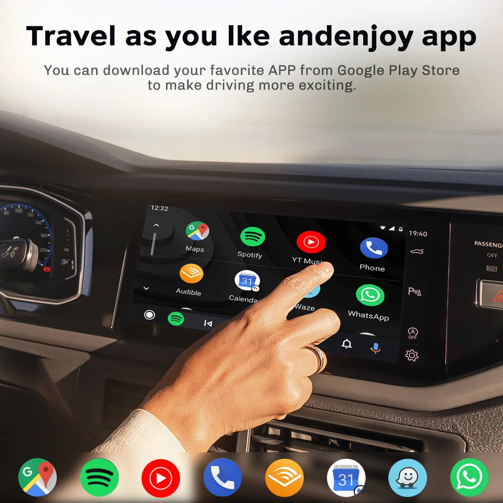 Adattatore intelligente MMB Mini Android Auto 2024 cablato per WiFi wireless Bluetooth 5.2 Fast Connect Plug and Play Accessori per VW Audi